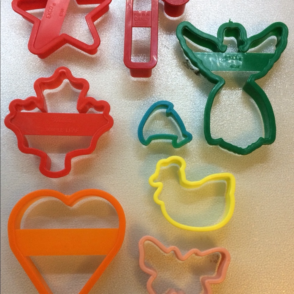Cookie Cutters Baking Supplies Heart Star Butterfly Maple Leaf Christmas Angel